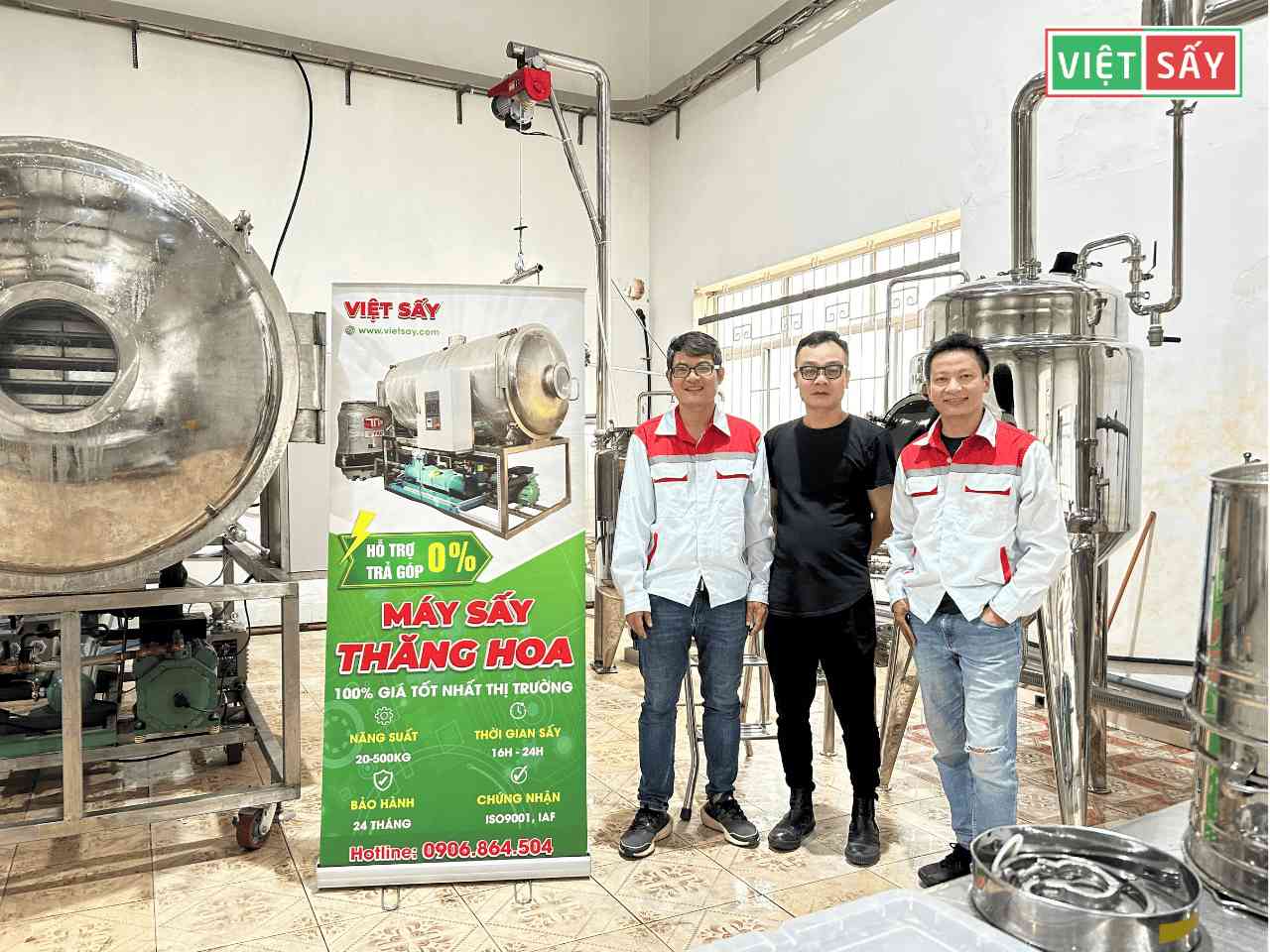 Chuyển giao công nghệ sấy thăng hoa cho khách hàng