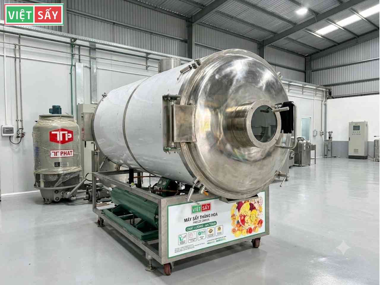 Máy sấy thăng hoa 200kg Việt Sấy