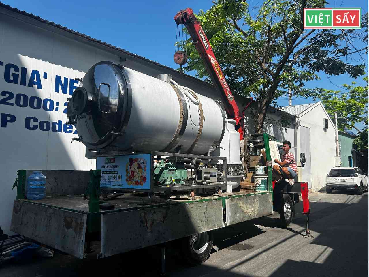 Vận chuyển máy sấy thăng hoa