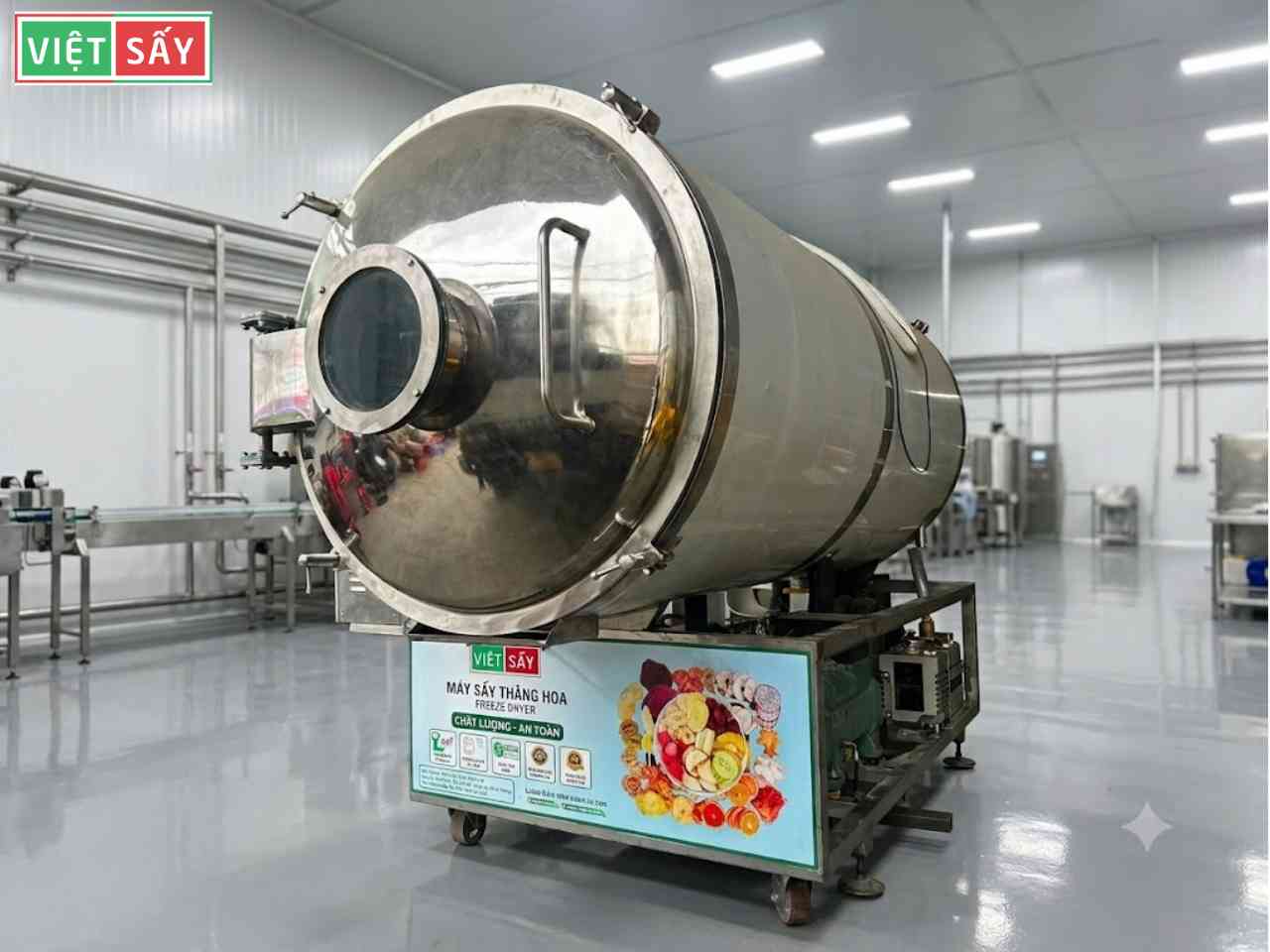 Máy Sấy Thăng Hoa 300kg Việt Sấy